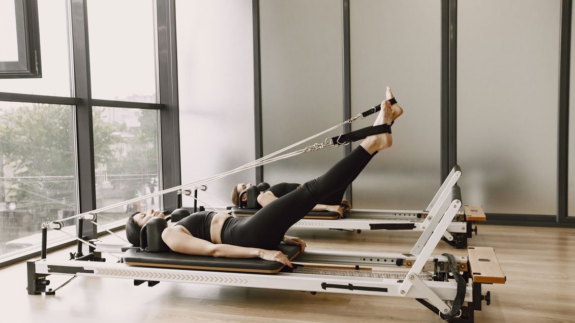 Leg circles in the straps: the reformer's sweetest exercise